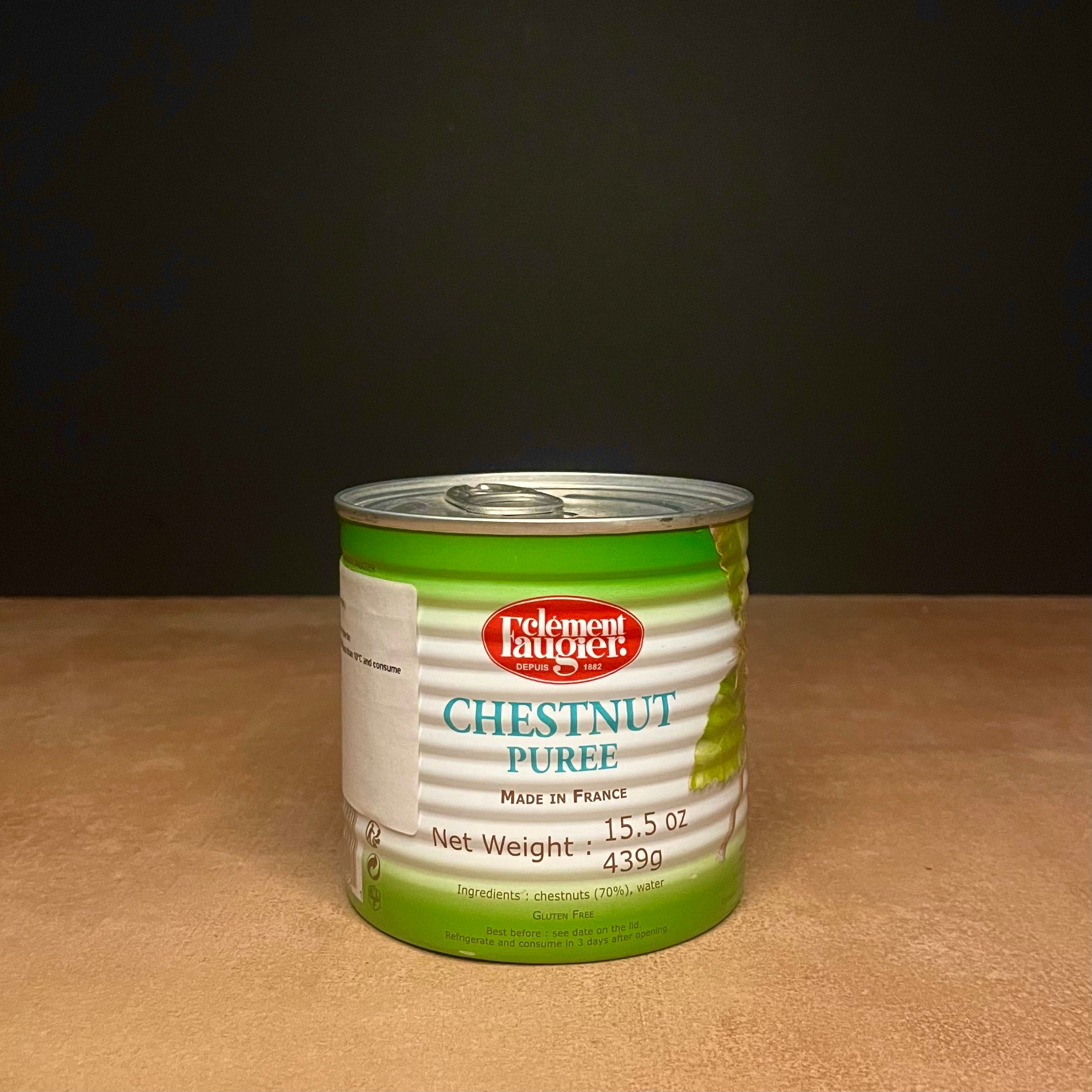 Clément Faugier unsweetened chestnut purée, 439g tin
